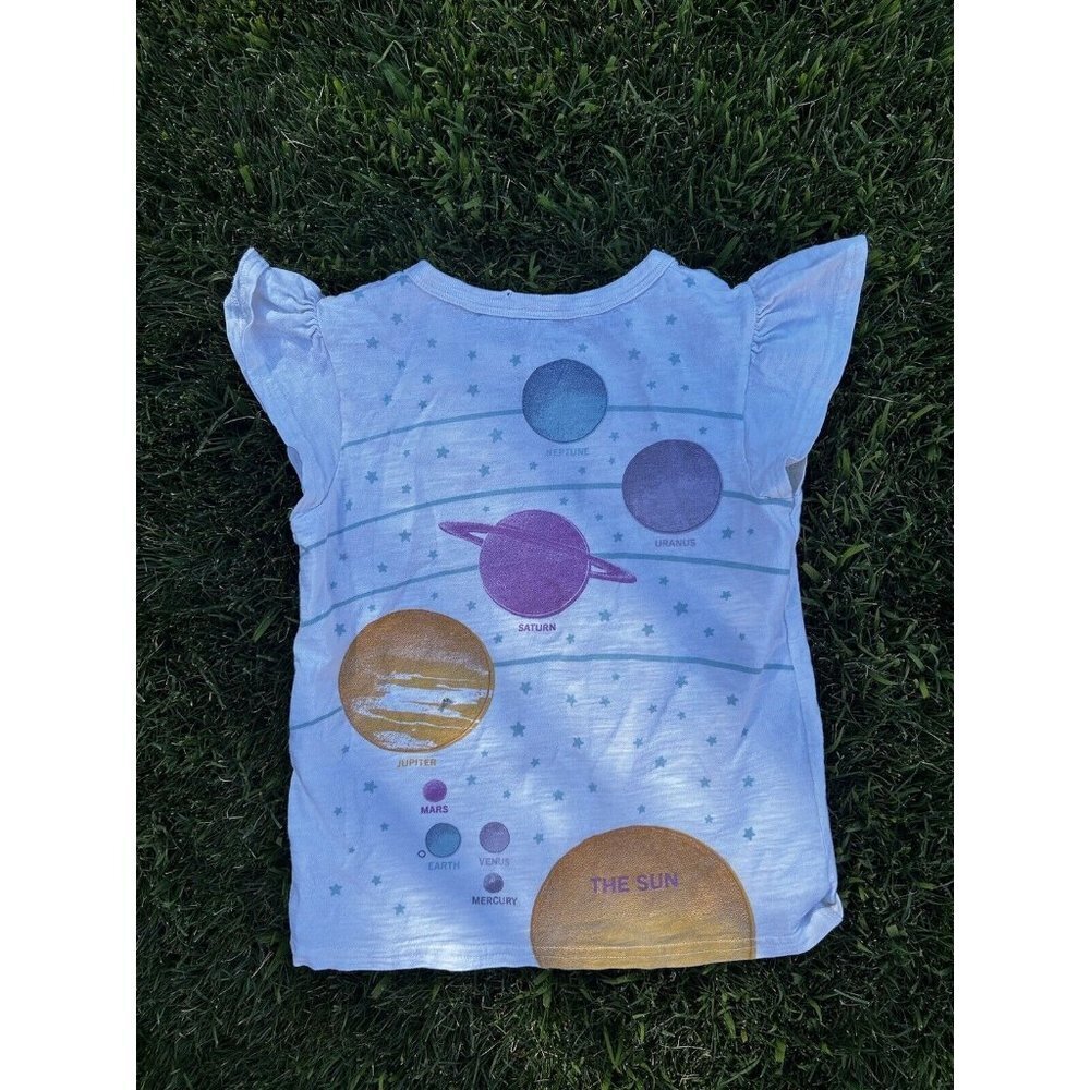 Peek Out of This World Planets Tee Kids Size M 8 T-shirt - Picture 3 of 4